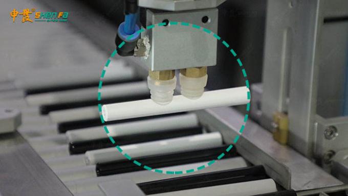 เครื่องพิมพ์หน้าจอ servo ความเร็วสูงเต็ม / เครื่องพิมพ์แบบร้อน สําหรับบุหรี่อิเล็กทรอนิกส์ทรงกลม / วงกลม / สามเหลี่ยม 1