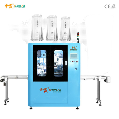 เครื่องปั๊มร้อน Servo สีเดียวอัตโนมัติสำหรับรูปร่างผิดปกติ