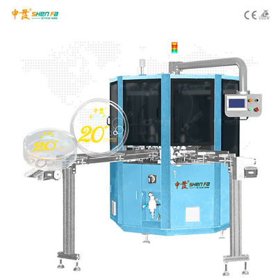 เครื่องพิมพ์หน้าจออัตโนมัติเครื่องบินสำหรับรองพื้นกล่อง 380V