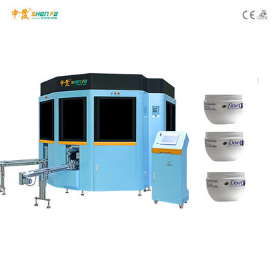เครื่องพิมพ์หน้าจออัตโนมัติ 4 สี 45KW สำหรับขวด PET